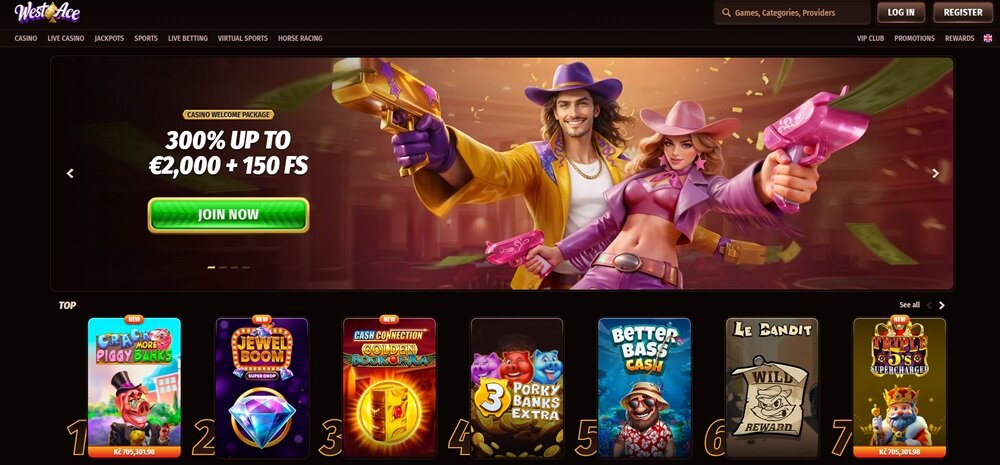 screenshot van westace no cruks casino nederland